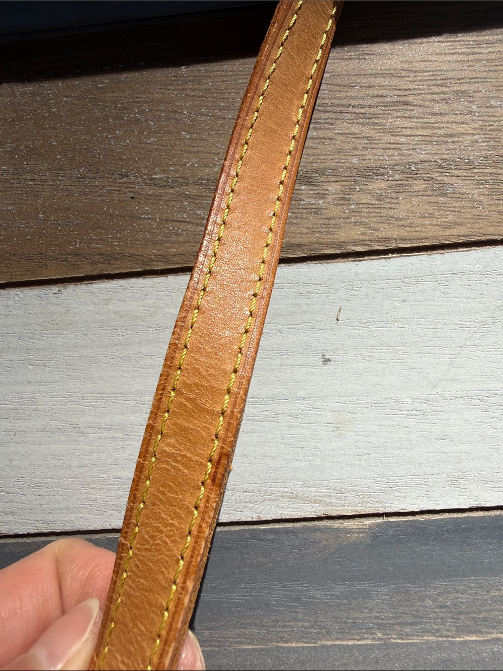 Authentic LOUIS VUITTON Vachetta 16mm Strap - Picture 11 of 14